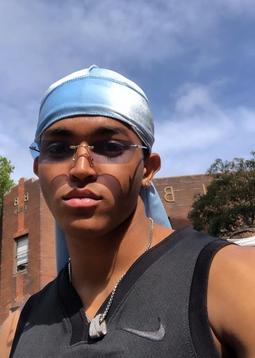 Noah Zulfikar as seen while clicking a selfie at Bondi Beach in Australia in October 2019