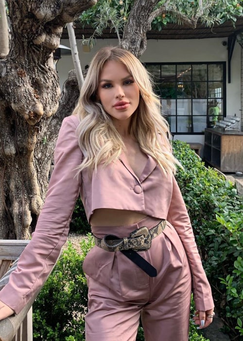 Polina Beregova as seen in an Instagram Post in March 2020