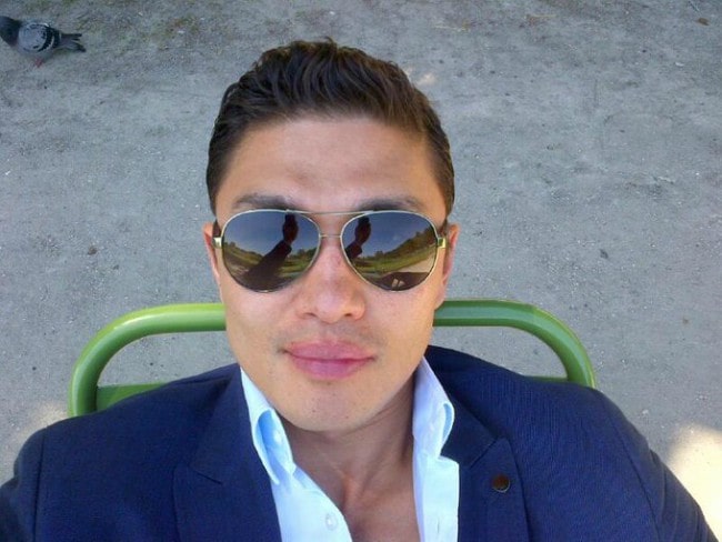 Rick Yune in a selfie in October 2013