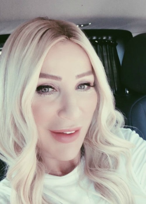 Seda Sayan in an Instagram selfie as seen in September 2019