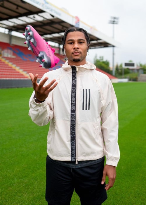 Serge Gnabry as seen in an Instagram Post in August 2019