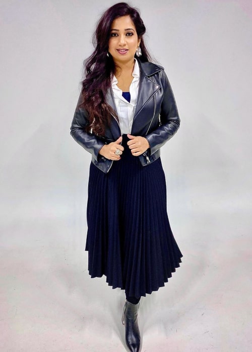 Shreya Ghoshal as seen in an Instagram Post in March 2020