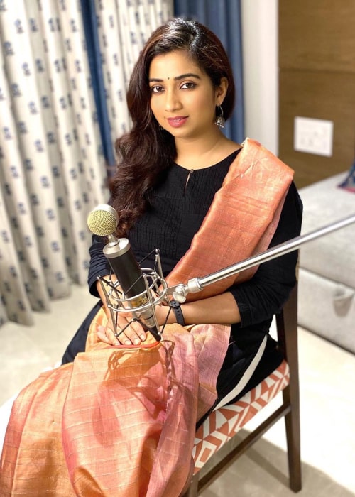 Shreya Ghoshal as seen in an Instagram Post in May 2020