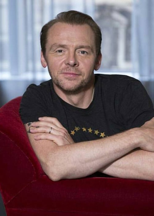 Simon Pegg as seen in an Instagram Post in October 2017