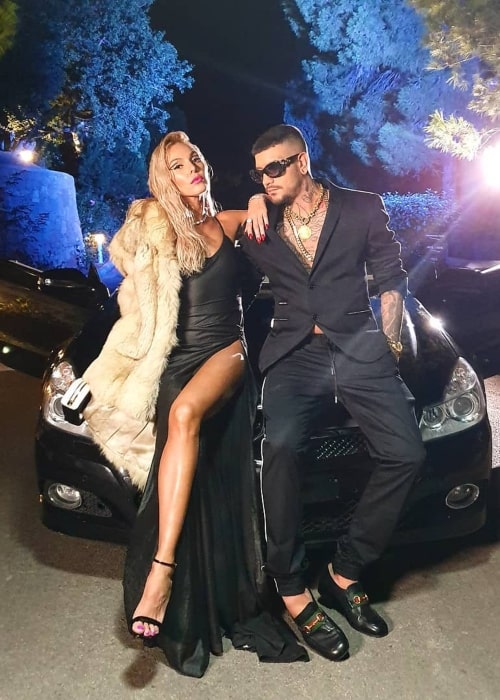 Snik as seen in a picture taken with Georgian-Greek singer Tamta in July 2019