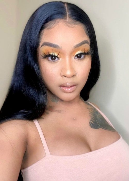 Stunna Girl in an Instagram selfie as seen in April 2020