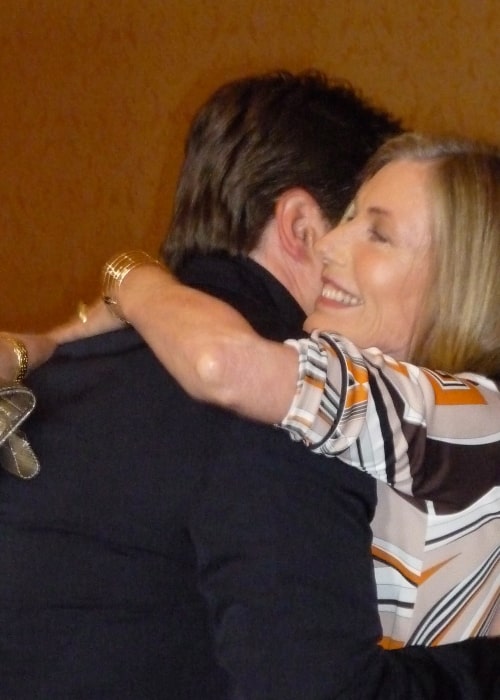 Susan Sullivan as seen in a picture taken with actor Nathan Fillion on August 1, 2010