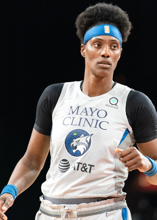 Sylvia Fowles as seen while playing in Las Vegas in a game against the Aces in July 2019