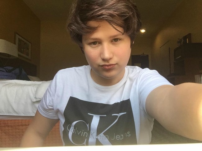 Zachary Smith in a selfie as seen in September 2017