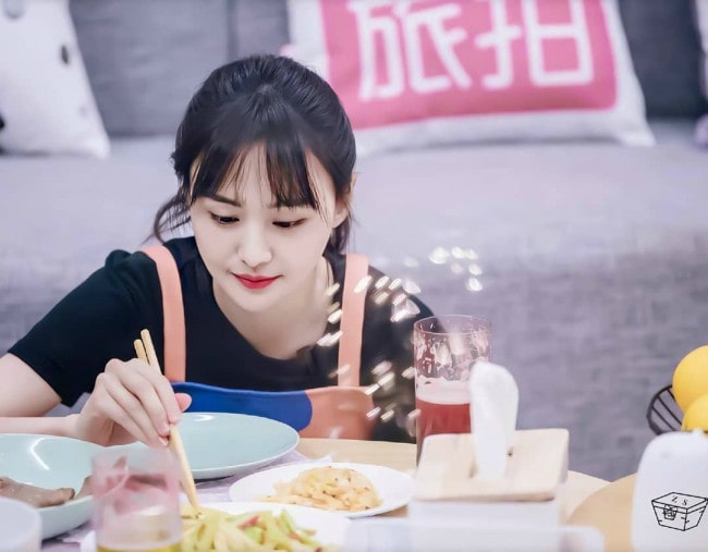 Zheng Shuang in an Instagram post as seen in September 2019