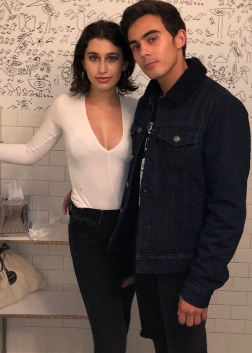 Actress Zoey Burger and Tyler Alvarez as seen in a picture taken June 2019