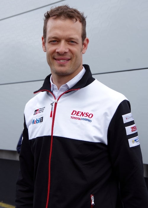 Alexander Wurz as seen in a picture taken at the pit walk for the 2016 edition of the event of the Le Man 24 Hours