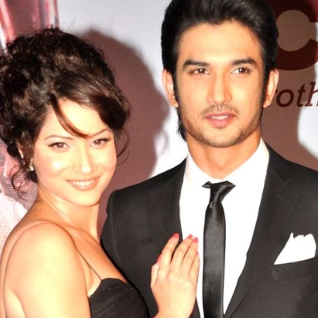 Ankita seen with Sushant Singh Rajput at the premiere of Kai Po Che in 2013