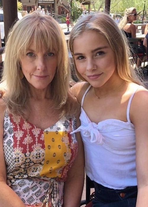 Avery Gay as seen in a picture taken with her mother Elizabeth Gay in May 2020