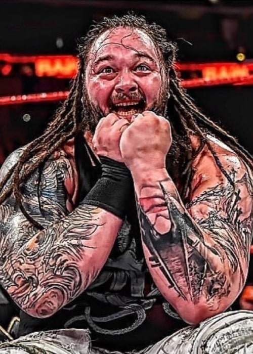 Bray Wyatt during a WWE Raw match in March 2018