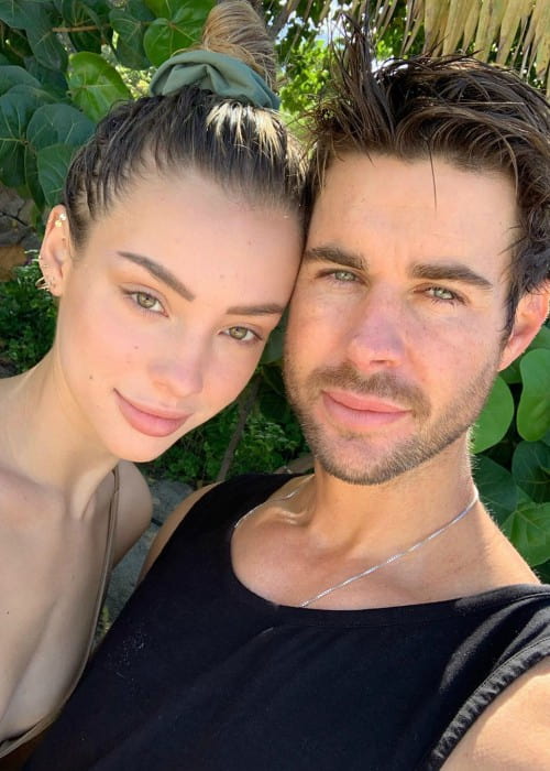 Charly Jordan and Robert Graham in a selfie in February 2020