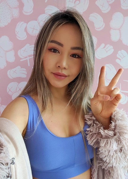 Chloe Ting in a selfie in January 2020