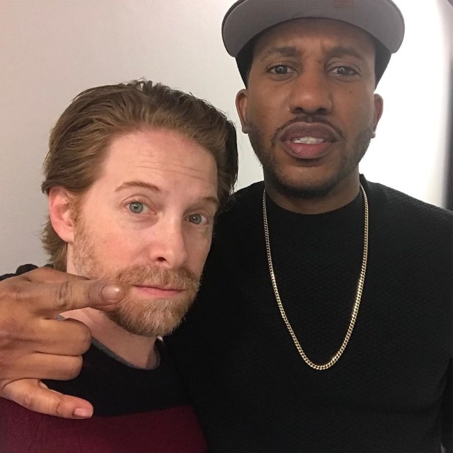 Chris Redd (Right) as seen in a selfie along with Seth Green in June 2019