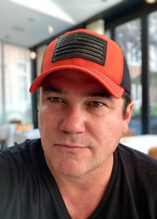 Dean Cain in an Instagram selfie from July 2019