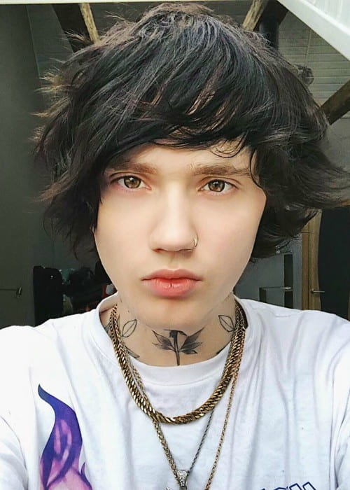 Denis Stoff in an Instagram selfie as seen in May 2020