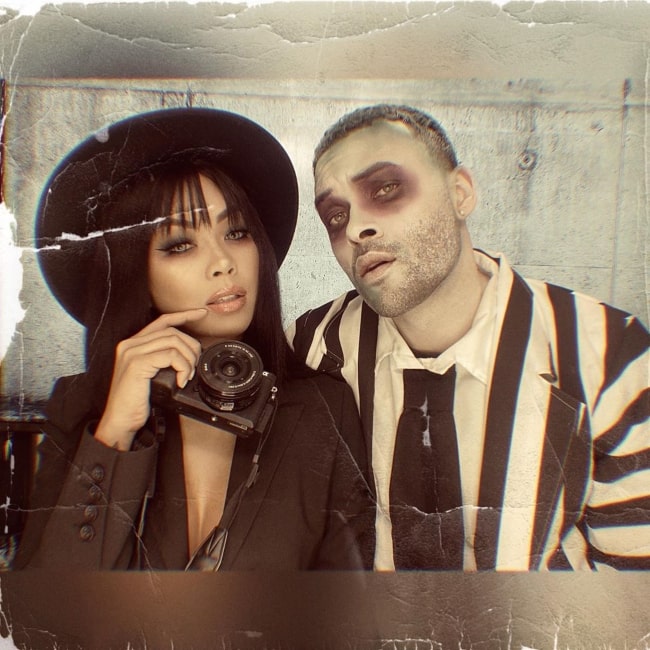 Don Benjamin with his girlfriend in November 2019