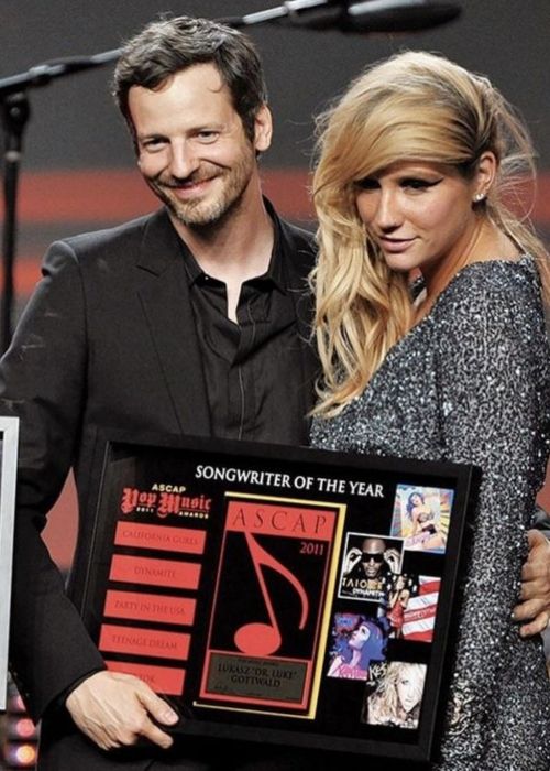 Dr. Luke as seen with Kesha