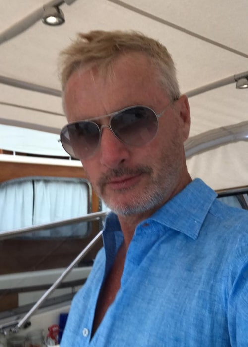 Eddie Irvine in an Instagram selfie from July 2019