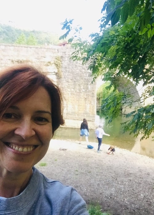 Elisabet Gelabert as seen in a selfie taken in June 2019