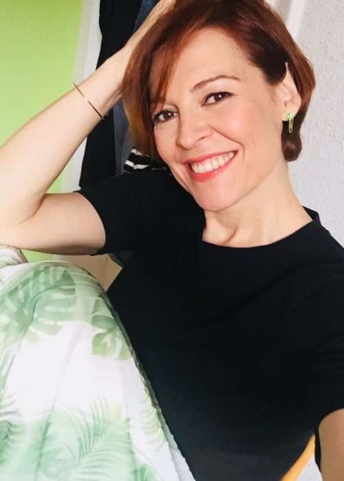 Elisabet Gelabert as seen in a selfie taken in May 2018