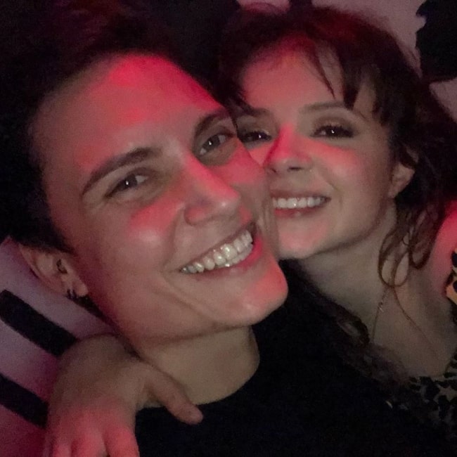 Emily Coates as seen in a selfie taken with her girlfriend Anna Lucia Sadler in November 2019