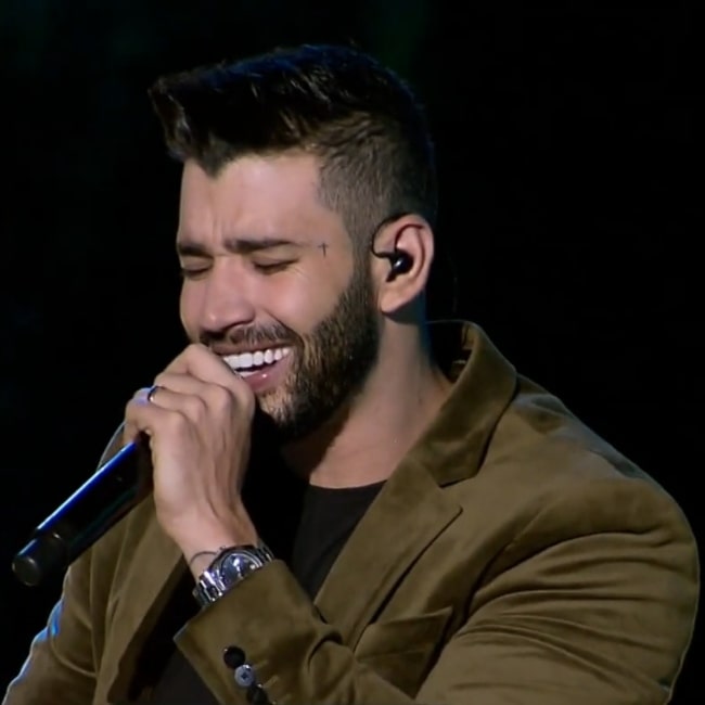 Gusttavo Lima as seen in a picture taken during a performance on December 5, 2018