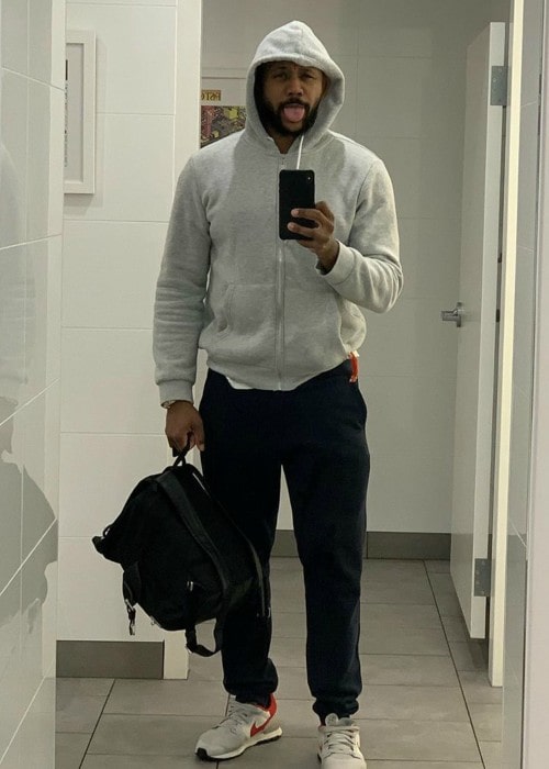 Hosea Chanchez in a selfie in December 2019