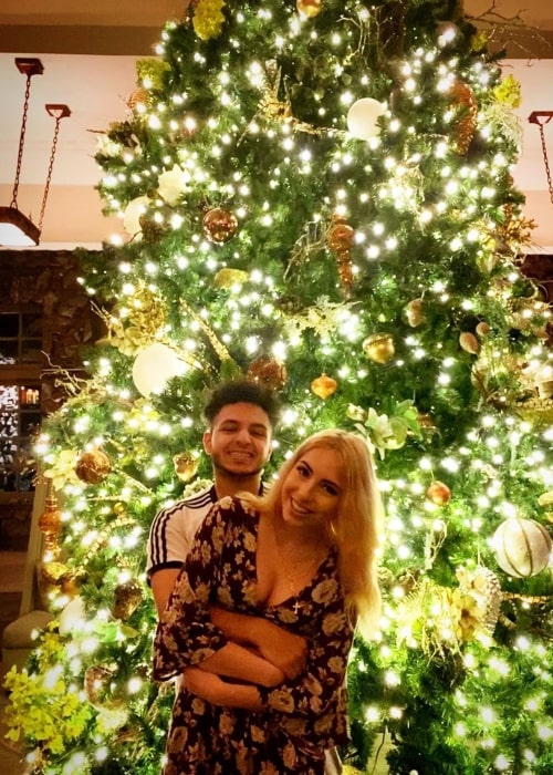 InTrollsive as seen in a picture taken with his girlfriend Cari O'Donnell at The Omni Grove Park Inn in December 2019