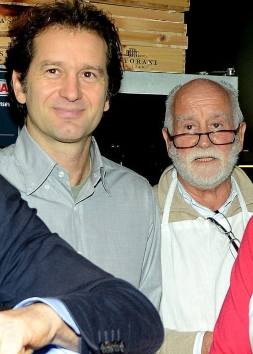 Jarno Trulli with his father, as seen in March 2020