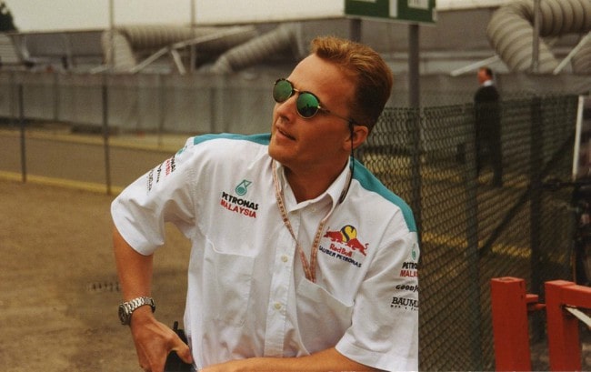 Johnny Herbert at the 1997 British Grand Prix