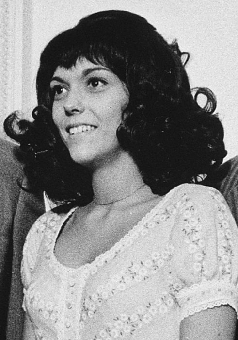 Karen Carpenter pictured at the White House in August 1972