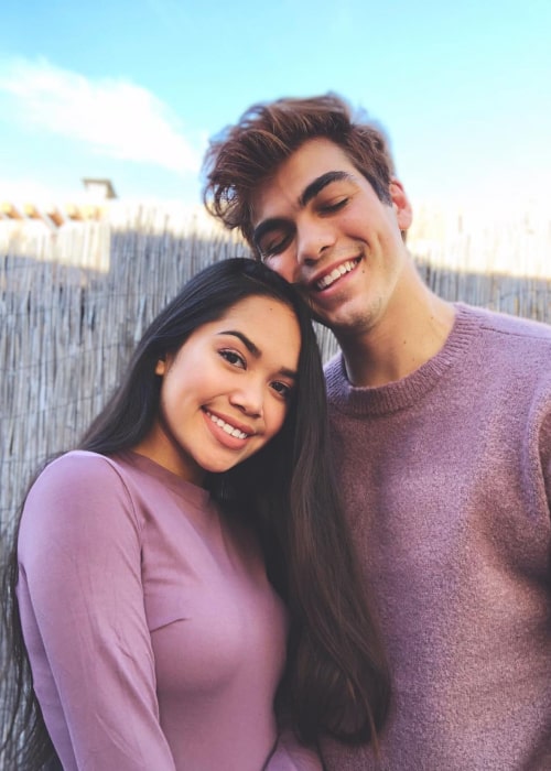 Kayla Pimentel and Thomas Petrou, as seen in November 2017