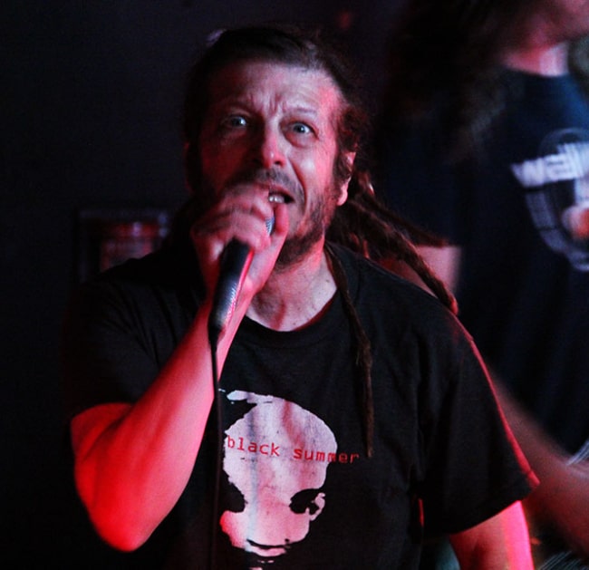 Keith Morris performing at Middle East Club on May 18, 2014