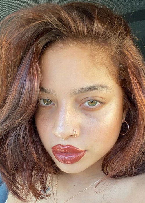Kiana Ledé in an Instagram selfie from May 2020