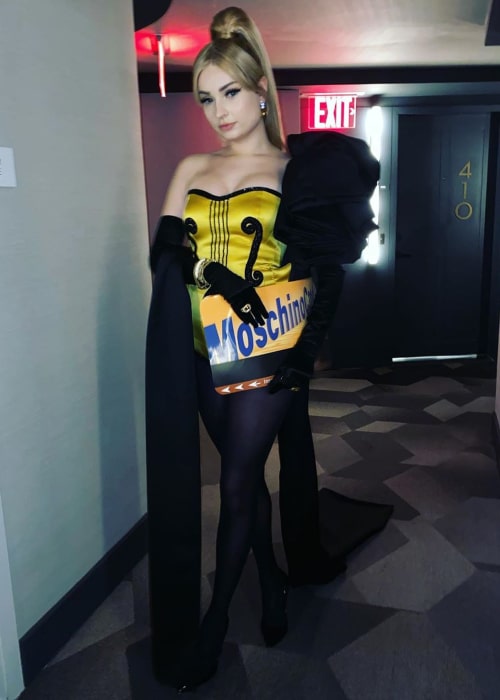 Kim Petras as seen in an Instagram Post in December 2019
