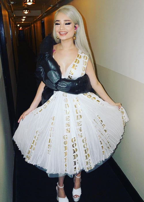 Kim Petras as seen in an Instagram Post in July 2019