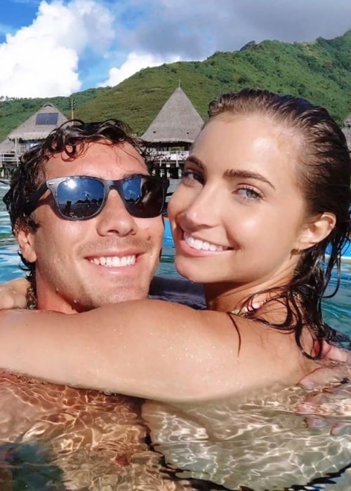 Koa Rothman as seen in a selfie taken with his girlfriend Anna Louise in March 2020