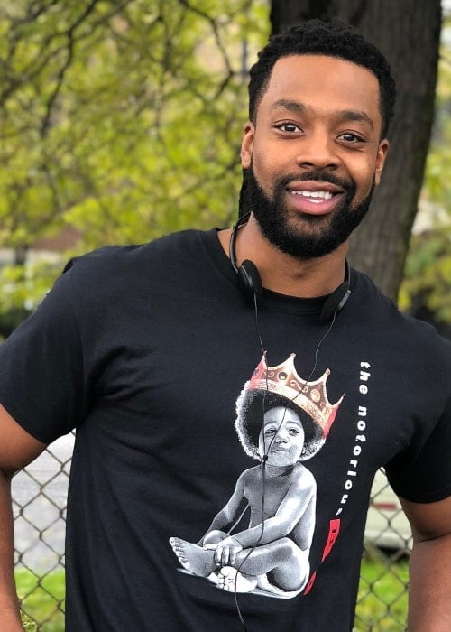 LaRoyce Hawkins as seen while smiling for a picture in November 2018