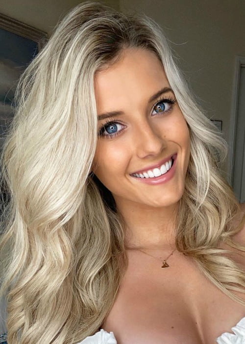 Lindsay Brewer in an Instagram post as seen in April 2020