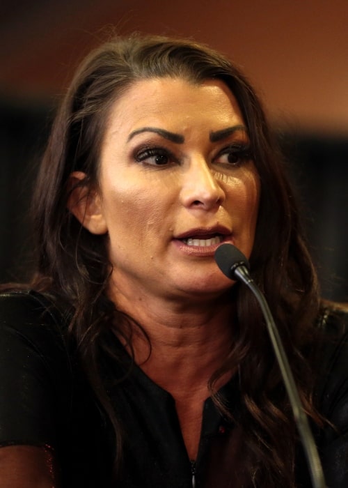 Lisa Marie Varon as seen in a picture taken while speaking at an event in Phoenix, Arizona on November 11, 2017