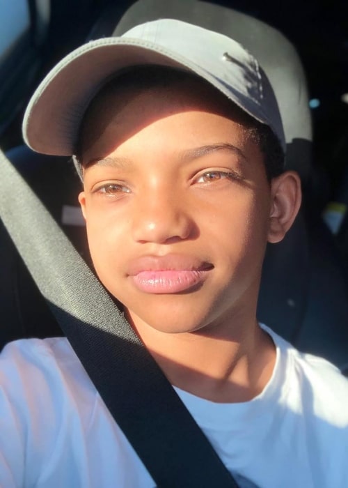 Lonnie Chavis as seen while taking a car selfie in January 2019