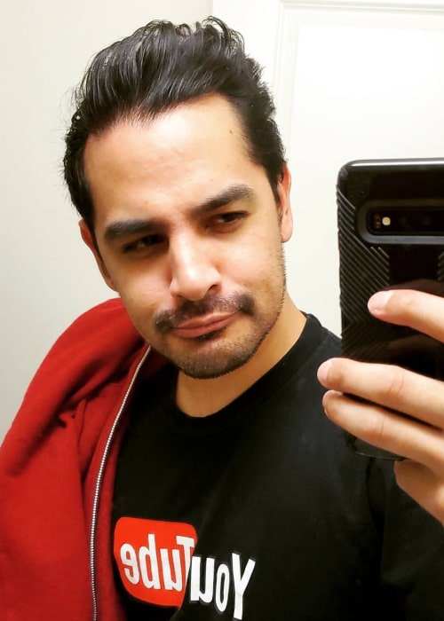 Lui Calibre in an Instagram selfie from April 2019