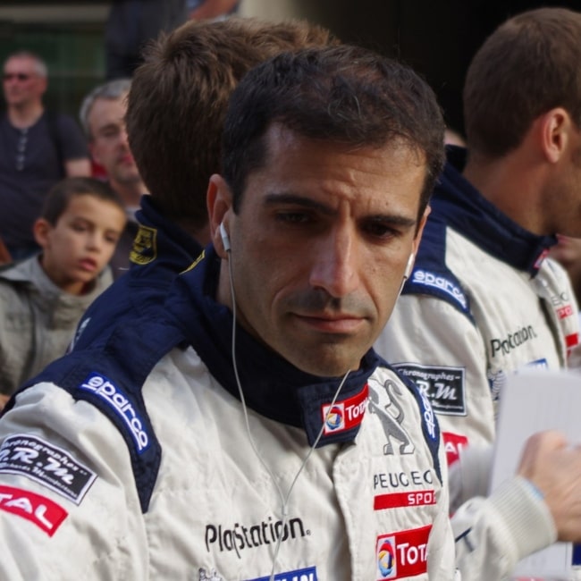 Marc Gené as seen in a picture that was taken at the Le Mans 24 Hours 2011 Drivers' Parade on June 10