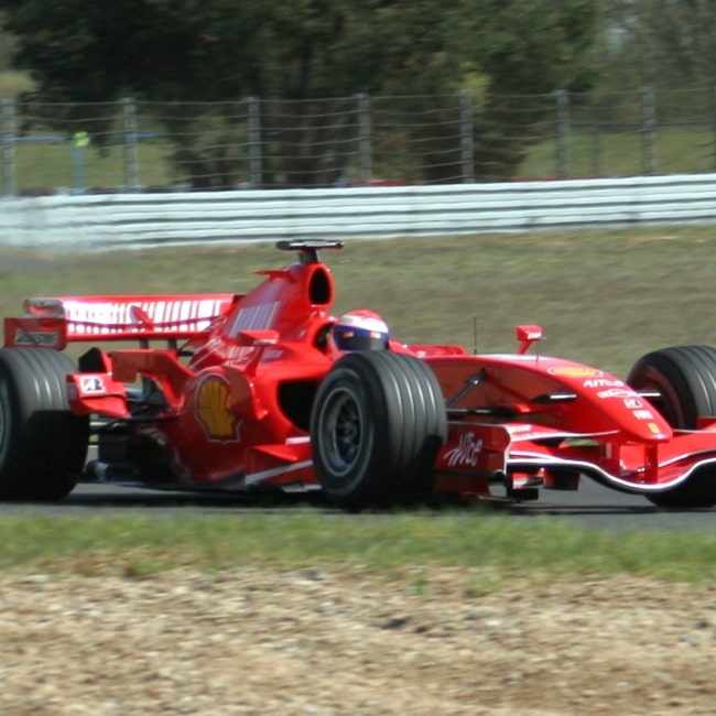 Marc Gené testing for Ferrari on April 1, 2007