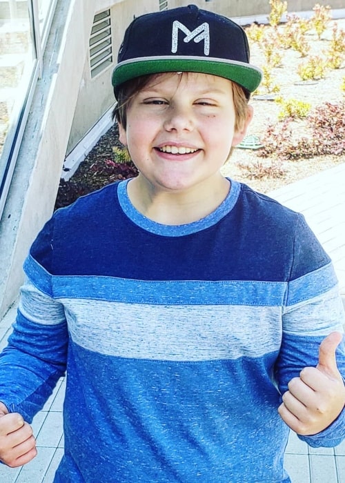 Maxwell Simkins as seen in a picture taken in Santa Monica, California in May 2020